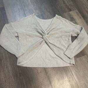 Hollister Reversible Knot Tie V-Neck Sweater